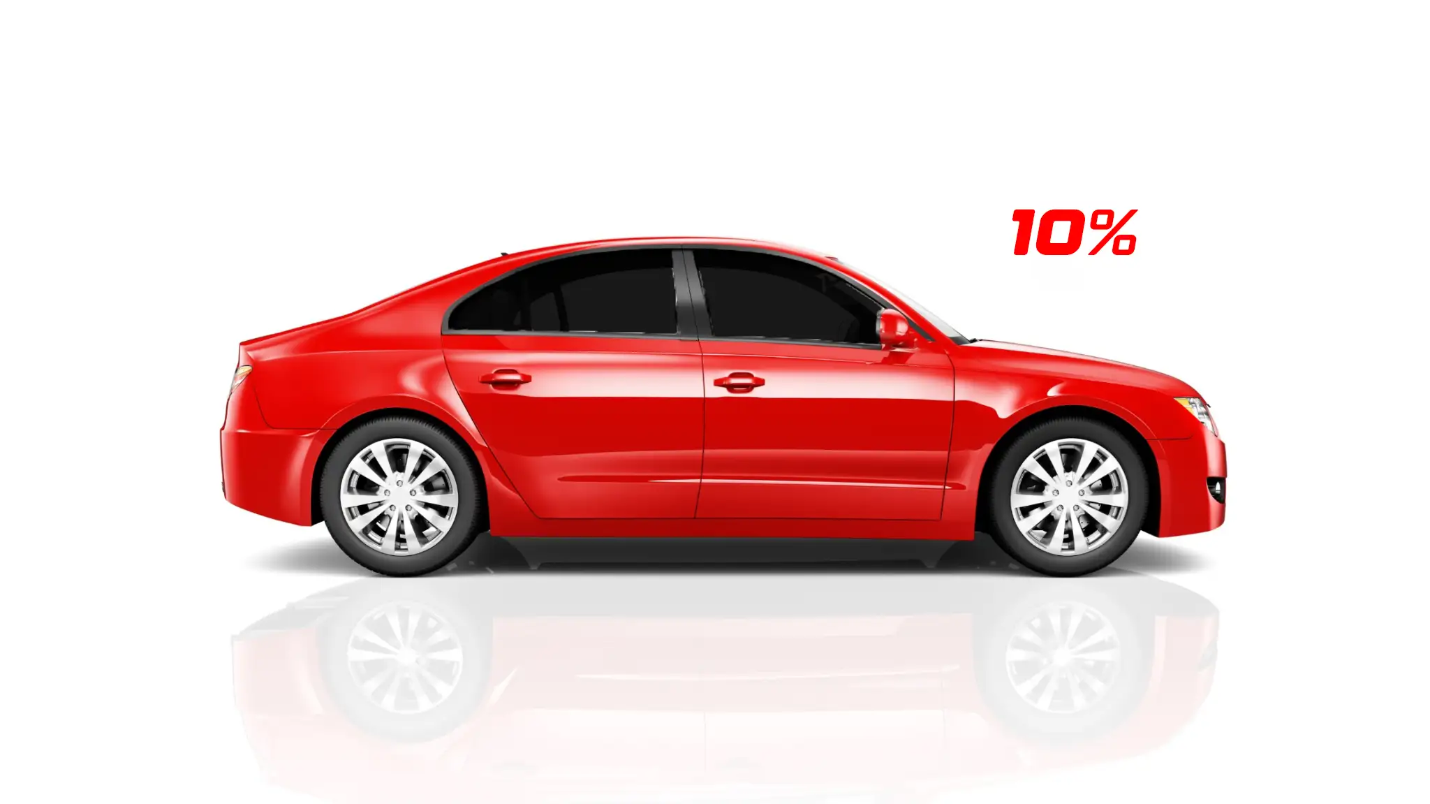 Window tint % 10